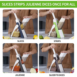 Adjustable Vegetable Slicer & Mandoline Cutter