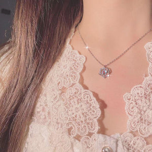 Elegant Moonstone Planet Necklace for Women