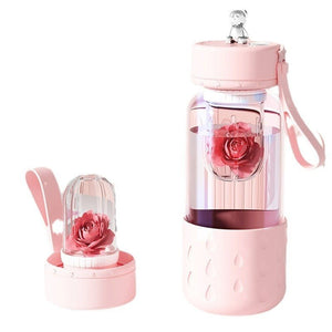 Leakproof Magnetic Glass Tea Cup with Built-in Filter – Water & Tea Separation